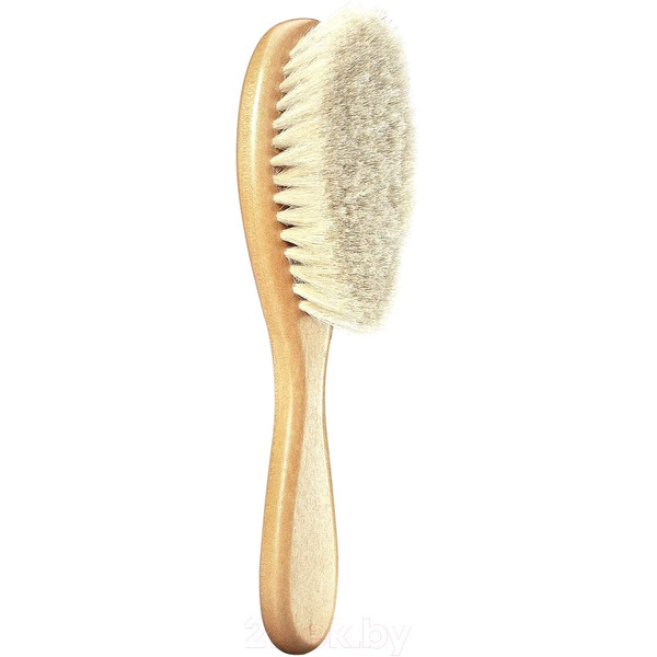 Щётка для детских волос REER Natural Line, средняя жесткость, щетина из козьей шерсти