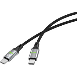 Кабель ATOMIC SparkX USB Type-C - USB Type-C PD 60W 30.416 (1.2 м, черный)