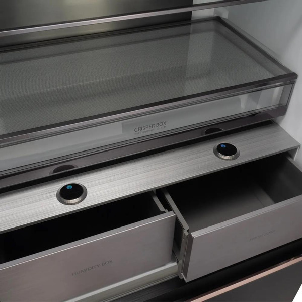 Холодильник Hyundai CM55043F (черное стекло)