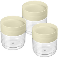 Комплект емкостей для сыпучих продуктов IDILAND Asti 221102925/01 (светло-бежевый)