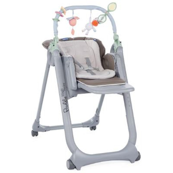 Стульчик для кормления CHICCO POLLY MAGIC Relax серый