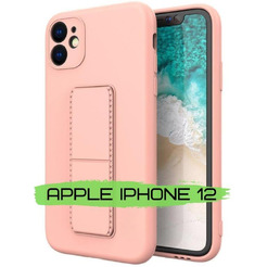 Бампер Bingo Stand для APPLE iPhone 12 Розовый