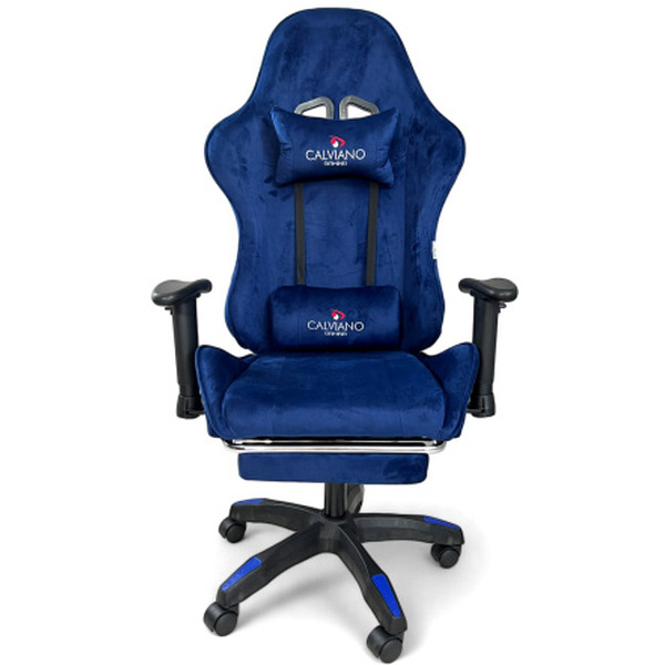 Игровое кресло Calviano 1585 (синий велюр)