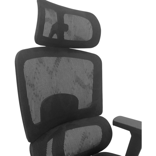 Кресло офисное SITUP GARFILD LUX BLACK chrome (сетка армированная Black/ Black)