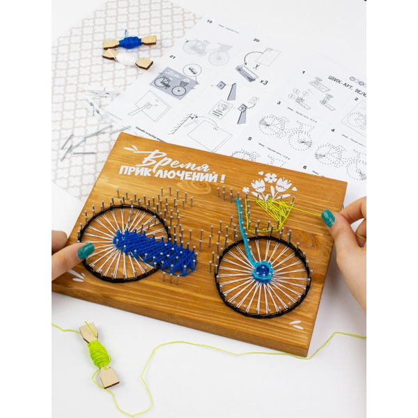 Набор для творчества Woody Цвик-арт. Велосипед 07814