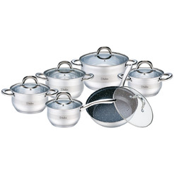 Комплект кастрюль с крышками Bollire BR-4004