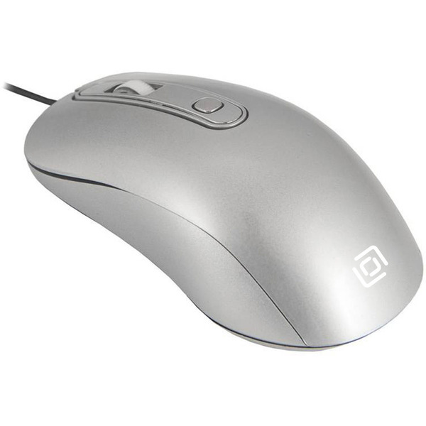Мышь Oklick 155M (серебристый)