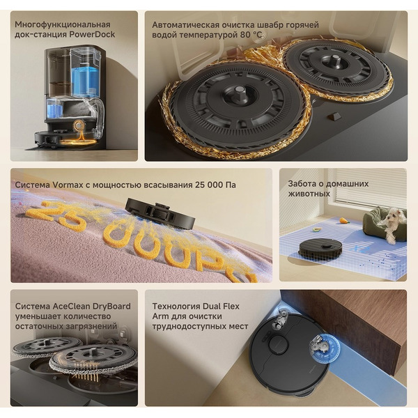 Робот-пылесос Dreame Robot Vacuum L50 Ultra CE (черный)
