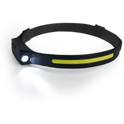 48525 Фонарь налобный c аккумулятором 5W 1500mAh IP44 USB type-C, ABS пластик, резина, TH2310 Feron