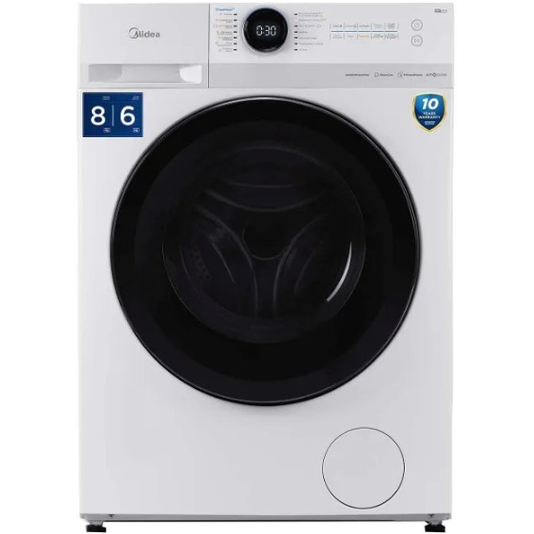 Стирально-сушильная Midea MF200D80WBS/W-RU