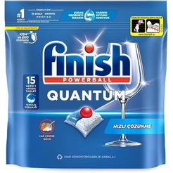 Таблетки для посудомоечной машины Finish Powerball Quantum AIO (15 шт)