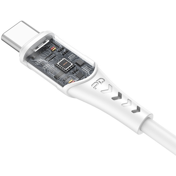 Кабель VIPFAN P04 Type-C-Lightning 3A 1 м (белый)