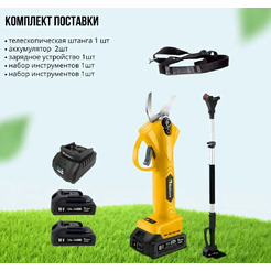 Секатор аккумуляторный Kolner KPR 18-30BL2S (с 2-мя АКБ)