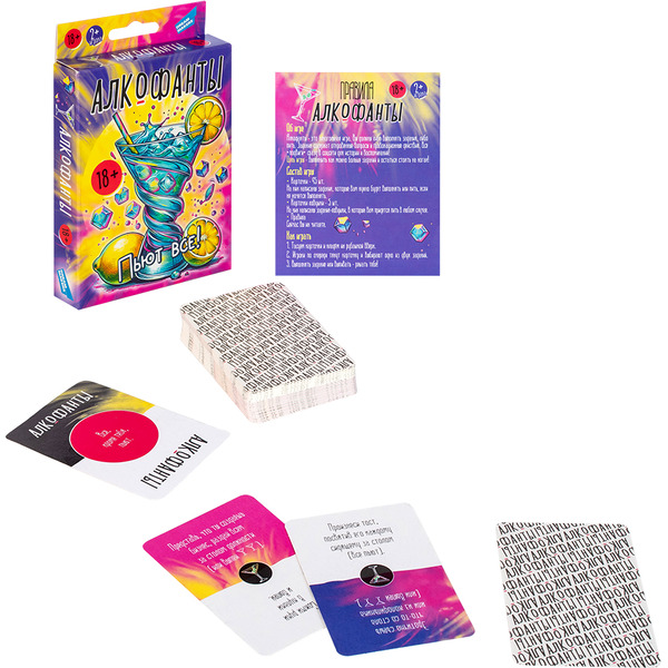 Настольная игра Dream Makers Алкофанты 18+ 2203C_R