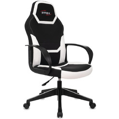 Кресло Brabix Alpha GM-018 532640 (черный/белый)