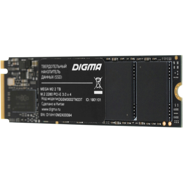 SSD Digma Mega M2 2TB DGSM3002TM23T