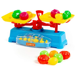 Весы игрушечные Полесье  с набором продуктов 53787