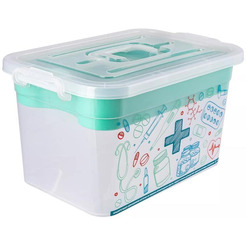 Контейнер для аптечки с вкладышем Полимербыт «Домашний доктор» 6,5 л 4380903