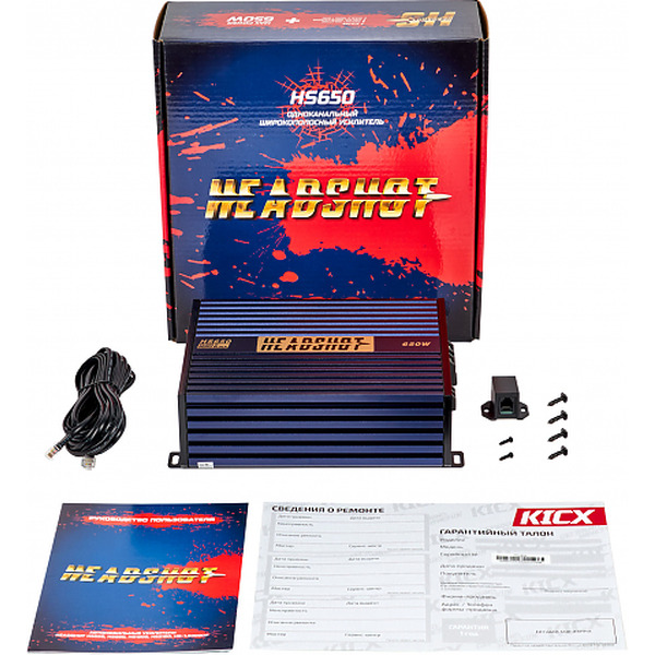 Автомобильный усилитель KICX HeadShot 650