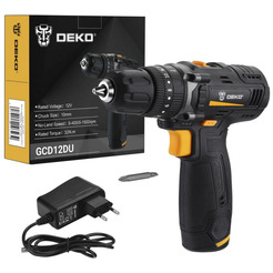Дрель-шуруповерт Deko GCD12DU (063-4039) с 1-м АКБ