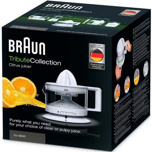 Соковыжималка для цитрусовых BRAUN CJ3000