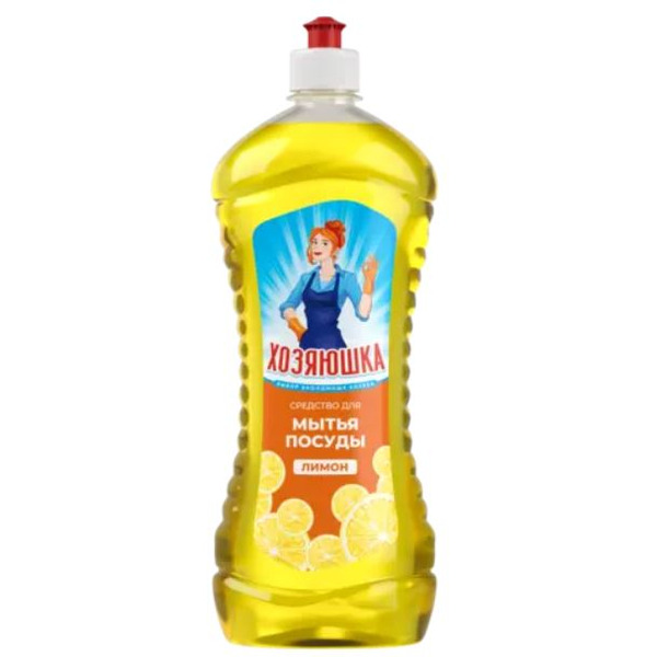 Средство для мытья посуды Хозяюшка Лимон 900 мл