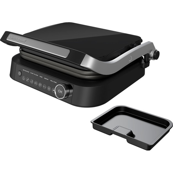 Электрогриль WEISSGAUFF WCG-360 Nero Glass Chef’s Steak