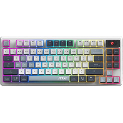 Клавиатура MSI Forge GK600 (белый/синий)