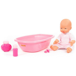 Пупс Полесье Веселый с соской и набором для купания 86778