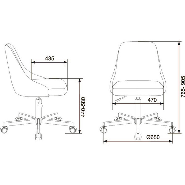 Кресло Бюрократ CH-340M (красный)