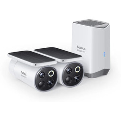 Видеокамера Baseus Security S1 Pro Dual 3K 2-Cam Kit White S0TX002131 (S0SU00)