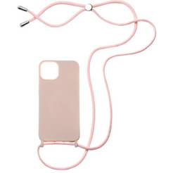 Бампер Bingo Lanyard для Samsung Galaxy A12 (персиковый)