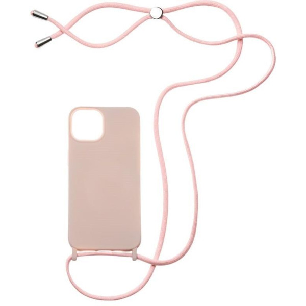 Бампер Bingo Lanyard для Samsung Galaxy A12 (персиковый)