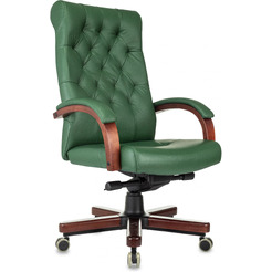 Офисное кресло Бюрократ T-9928WALNUT (зеленый)