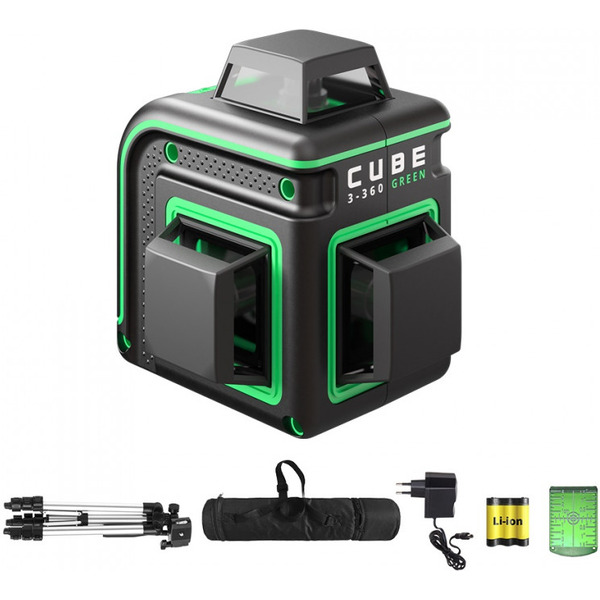 Лазерный нивелир ADA Instruments Cube 3-360 Green Professional Edition (А00573)