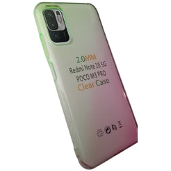 Бампер Bingo Gradient для XIAOMI Redmi Note 10 /POCO M3 Pro Зеленый с красным