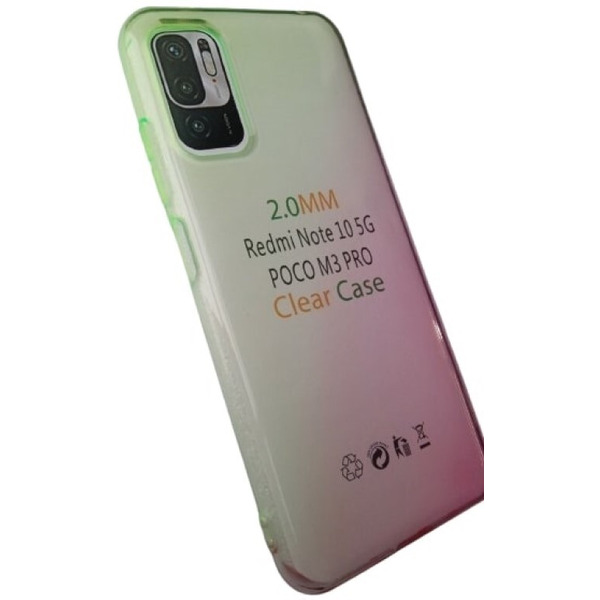 Бампер Bingo Gradient для XIAOMI Redmi Note 10 /POCO M3 Pro Зеленый с красным