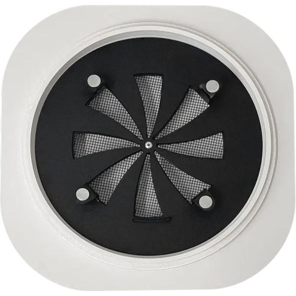 Вентиляционная решетка теневая с вентилятором с таймером и регулировкой воздуха HOMY AIR A100WRT