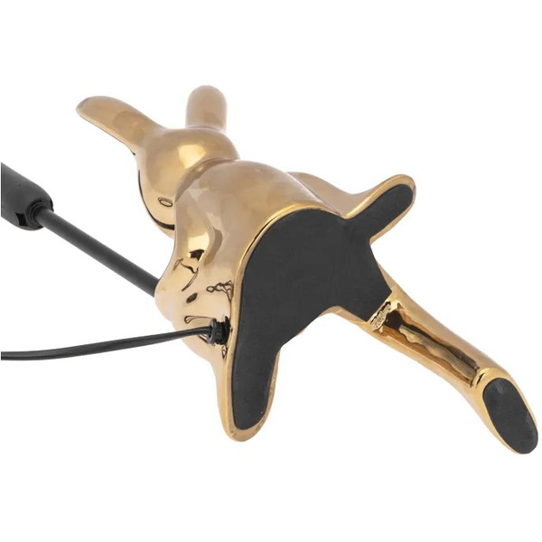 Светильник декоративный настольный REXANT 603-1029 МОБИ Заяц Е14, 40Вт, золотой