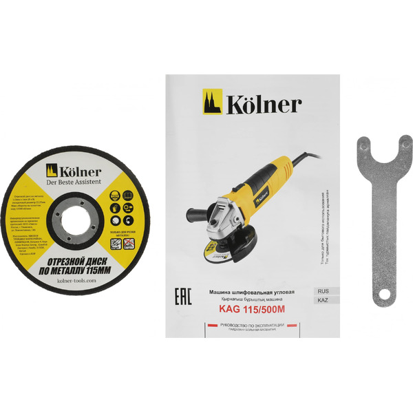 Угловая шлифмашина Kolner KAG 115/500M