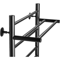 Полотенцесушитель Ростела Свирель V+ 500x1000/11 1" (Ral 9005, нижнее подключение)