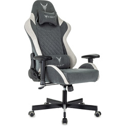 Игровое кресло Knight Regal Fabric (серый/светло-серый)