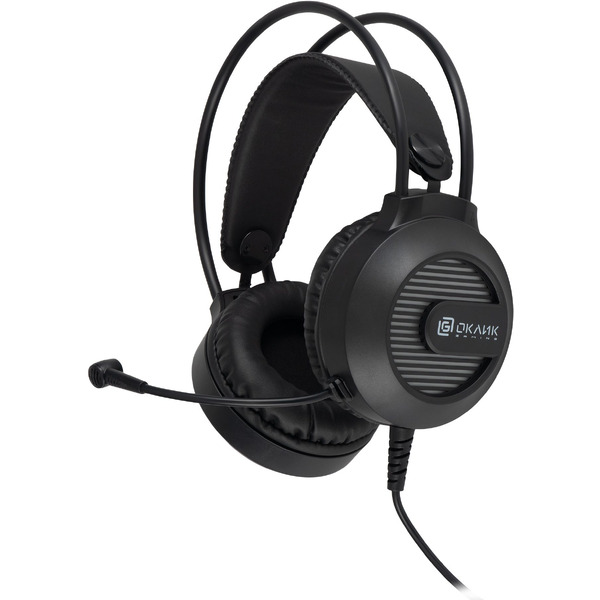 Наушники с микрофоном Oklick HS-L300G (черный)