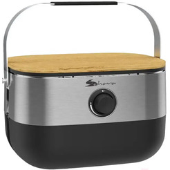Портативный газовый гриль Sahara Mini BBQ (серебристый)