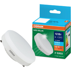 Лампа светодиодная OSRAM Value GX53 12W 6500К FR