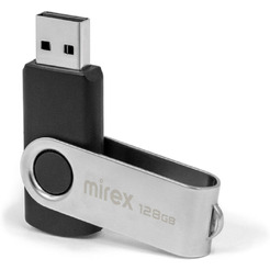 USB Flash Mirex Color Blade Swivel Rubber 2.0 128GB 13600-FMURS128