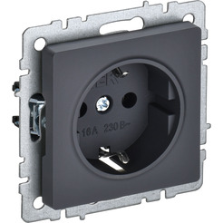 Розетка IEK Brite РС11-1-0-БрГ