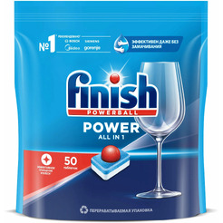 Таблетки для посудомоечных машин FINISH бесфосфатные All in 1 50 шт. (0011181619)