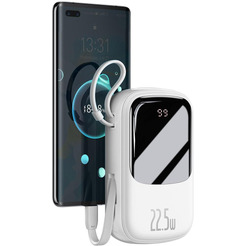 Портативное зарядное устройство Baseus Qpow Pro 20000mAh PPQD060302 (белый)