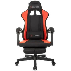 Кресло игровое ZOMBIE Weaver (черный/красный)